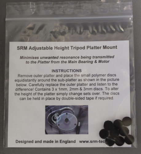 Adjustable Height Tripod Platter Mount